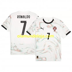 Camisola Portugal RONALDO 7 Homem Equipamento Segundo 2025 Manga Curta
